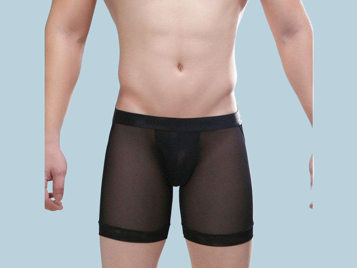 Gay Jock Briefs | CIOKICX Open Butt Long Boxer Briefs