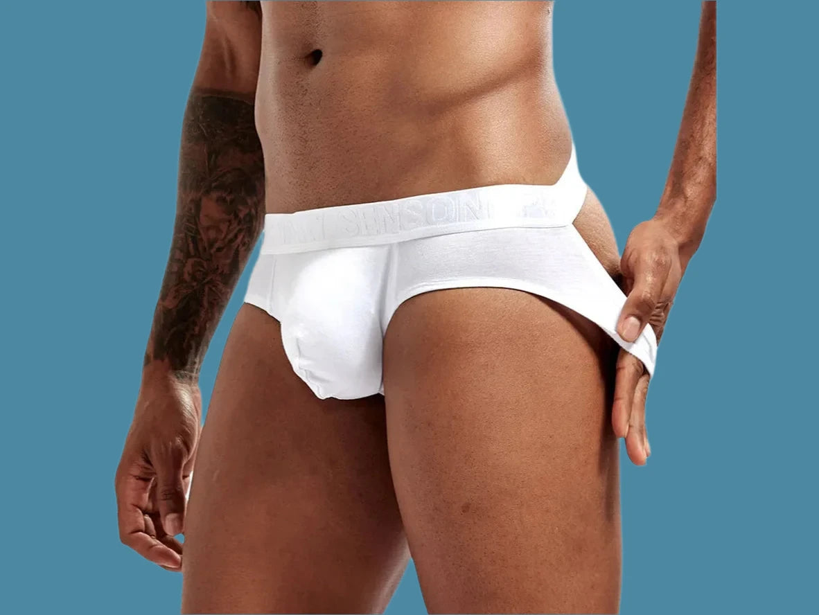 Gay Jock Briefs | PINK SENSON Sport Jock Briefs