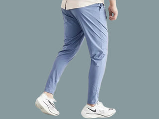 Gay Joggers | Lightweight Fitness Joggers - Light Blue / M Waist 28-30"