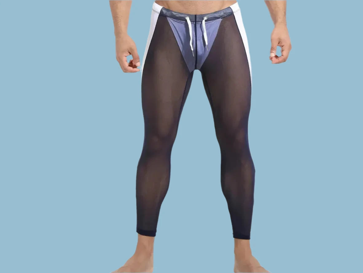 Gay Leggings | Mesh See Through Sport Leggings