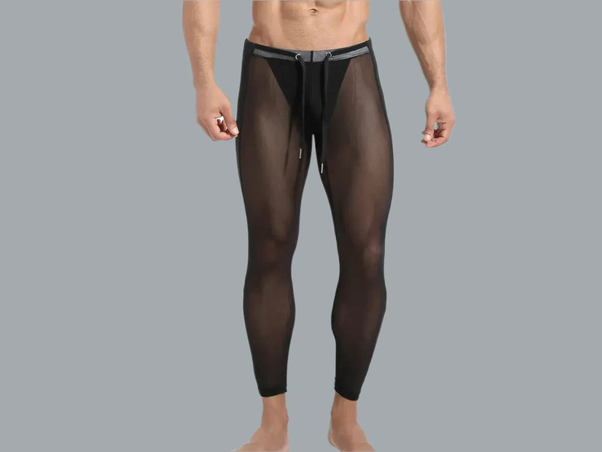 Gay Leggings | Mesh See Through Sport Leggings