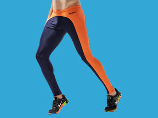 Gay Leggings | TAUWELL Compression Leggings - Dark Blue / S Waist 25-27"