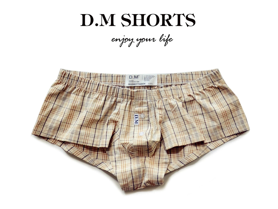 Gay Loungewear | D.M Plaid Stripe Sleep Bottoms