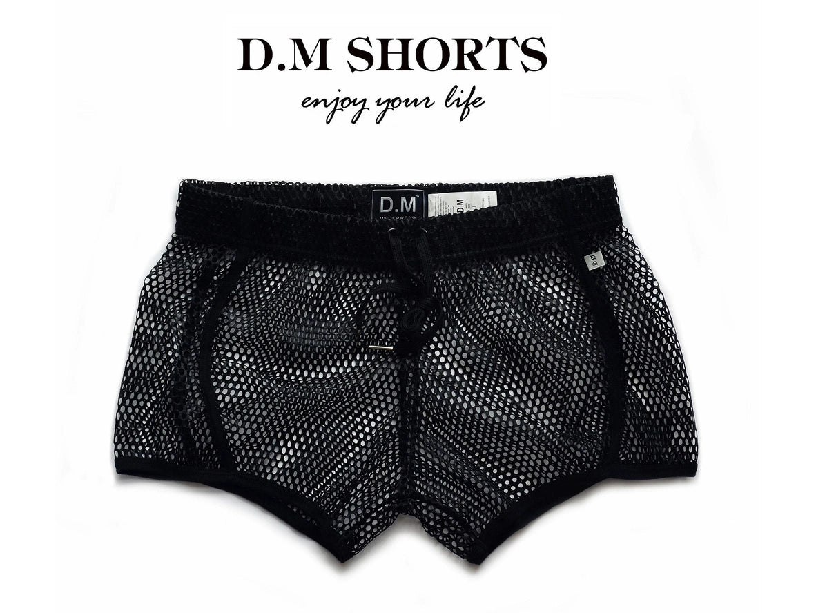 Gay Loungewear | D.M See-Through Home Shorts