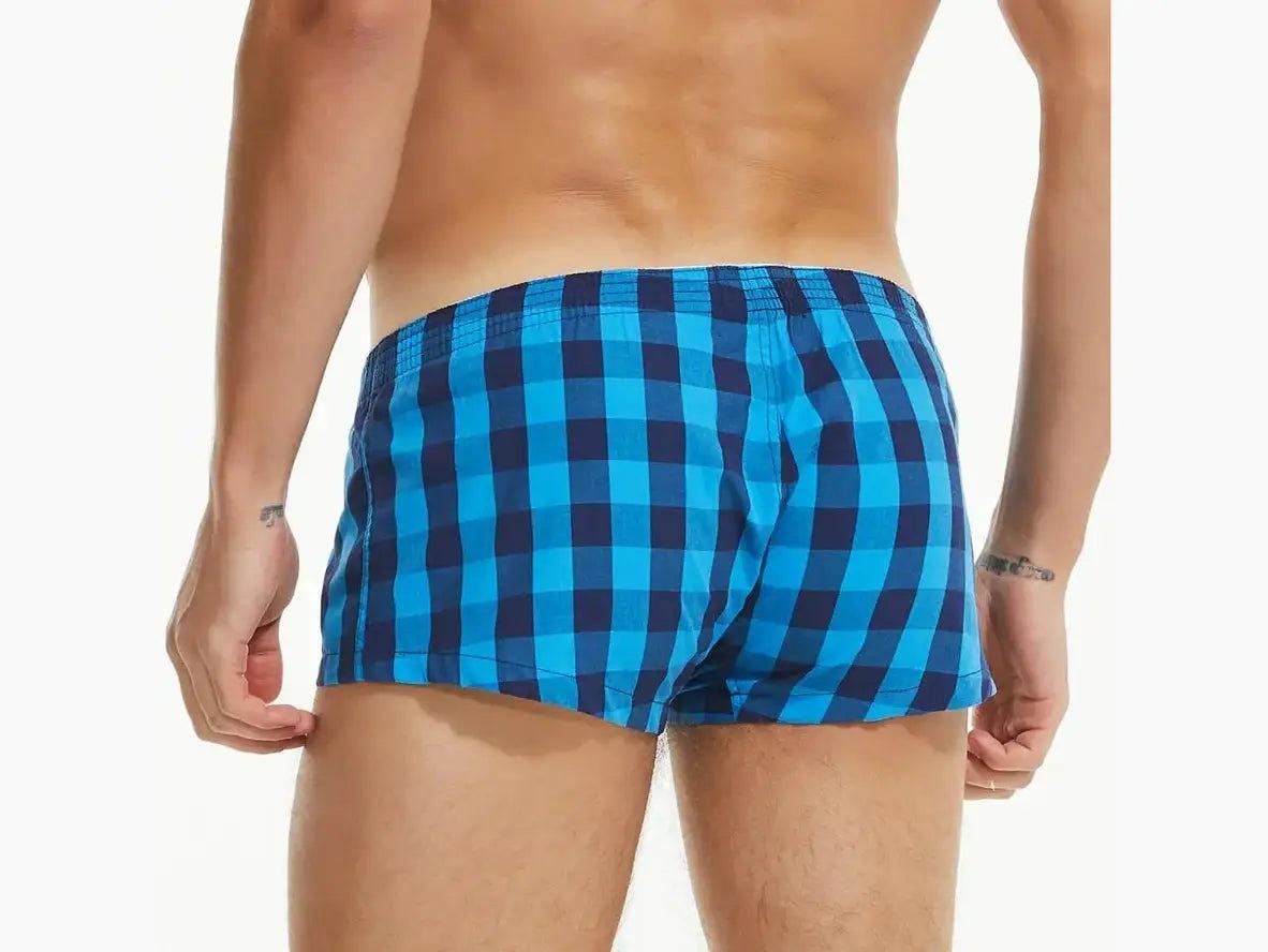 Gay Loungewear | SEOBEAN Cotton Plaid Boxers
