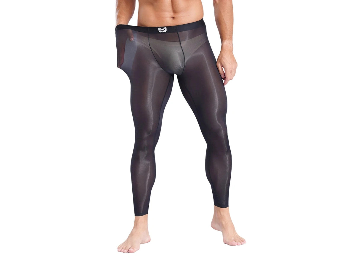 Gay Loungewear | See-Through Glossy Thermal Stretchy Sleepwear
