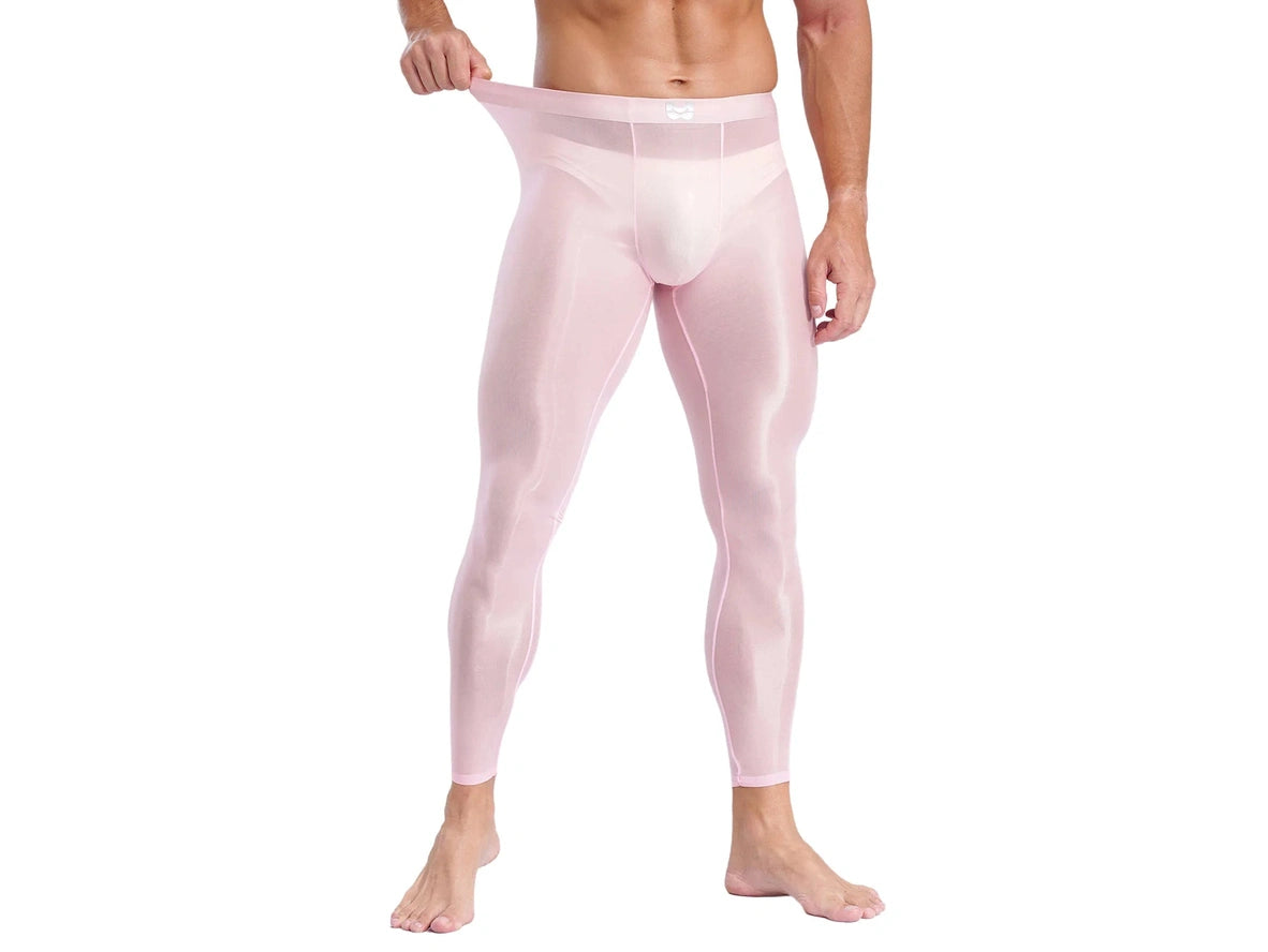 Gay Loungewear | See-Through Glossy Thermal Stretchy Sleepwear