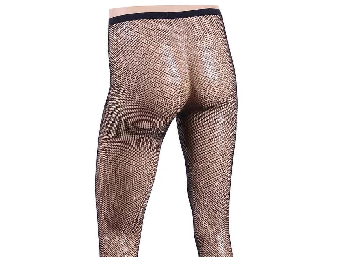 Gay Pantyhose | Fishnet See-Through Stockings