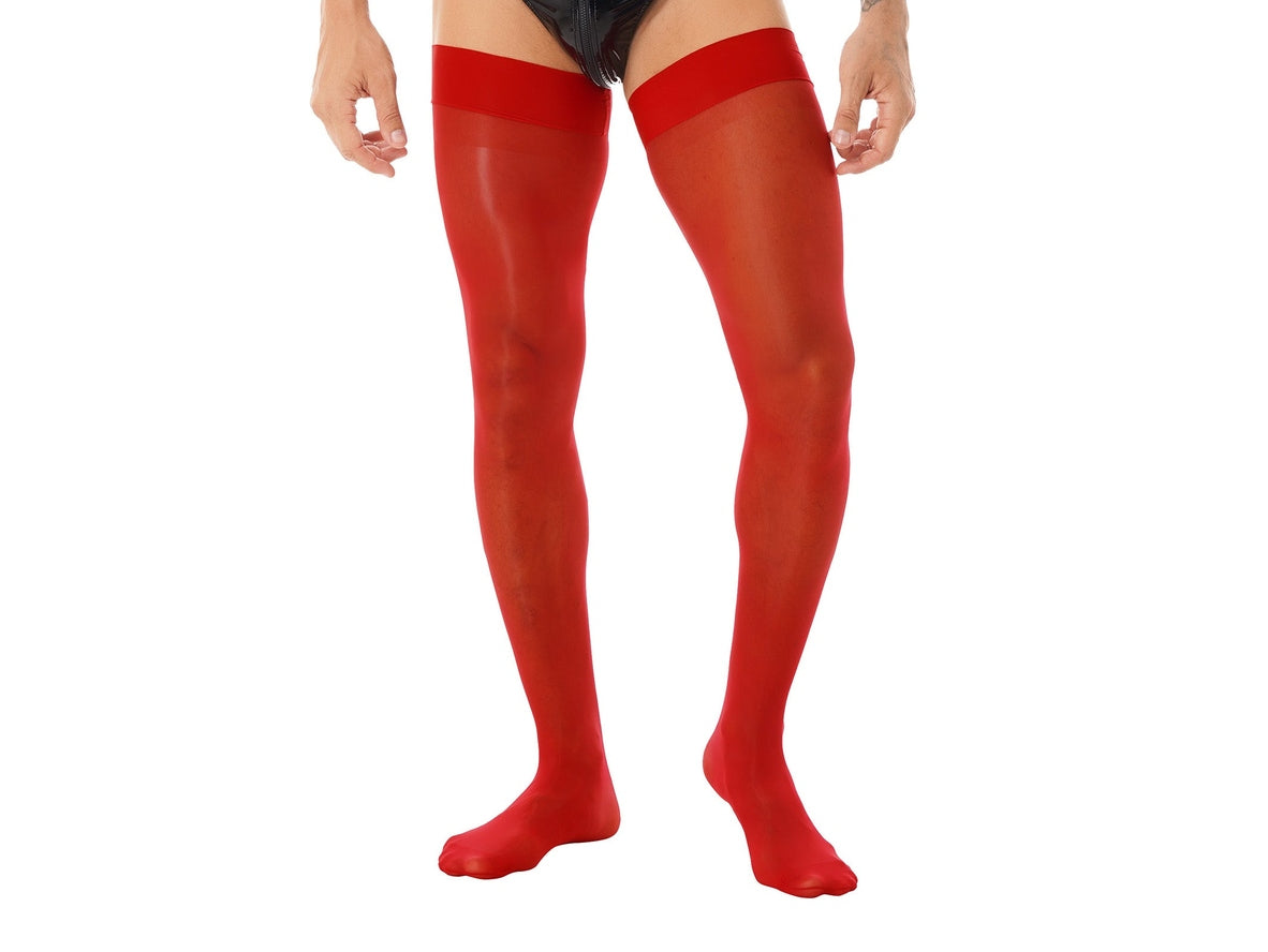 Gay Pantyhose | Glossy See-Through Stockings