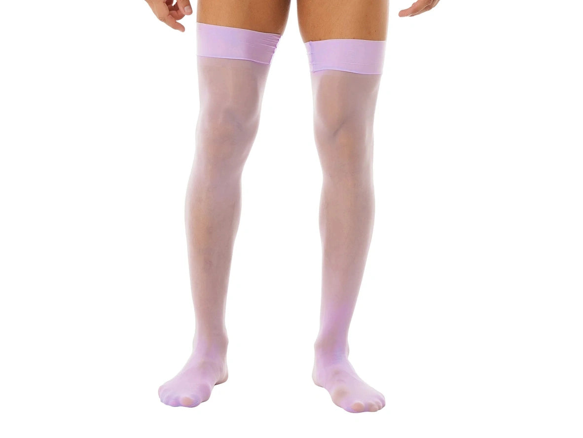 Gay Pantyhose | Glossy See-Through Stockings