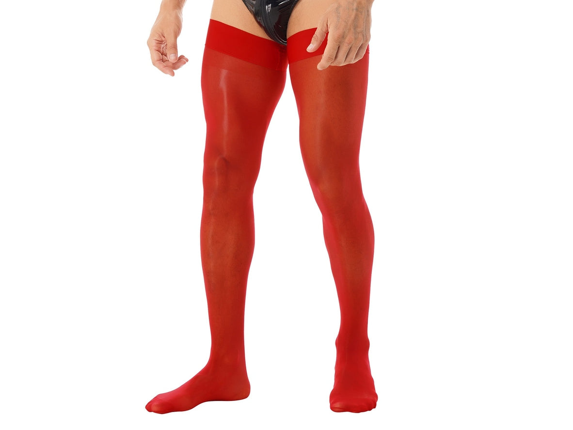 Gay Pantyhose | Glossy See-Through Stockings