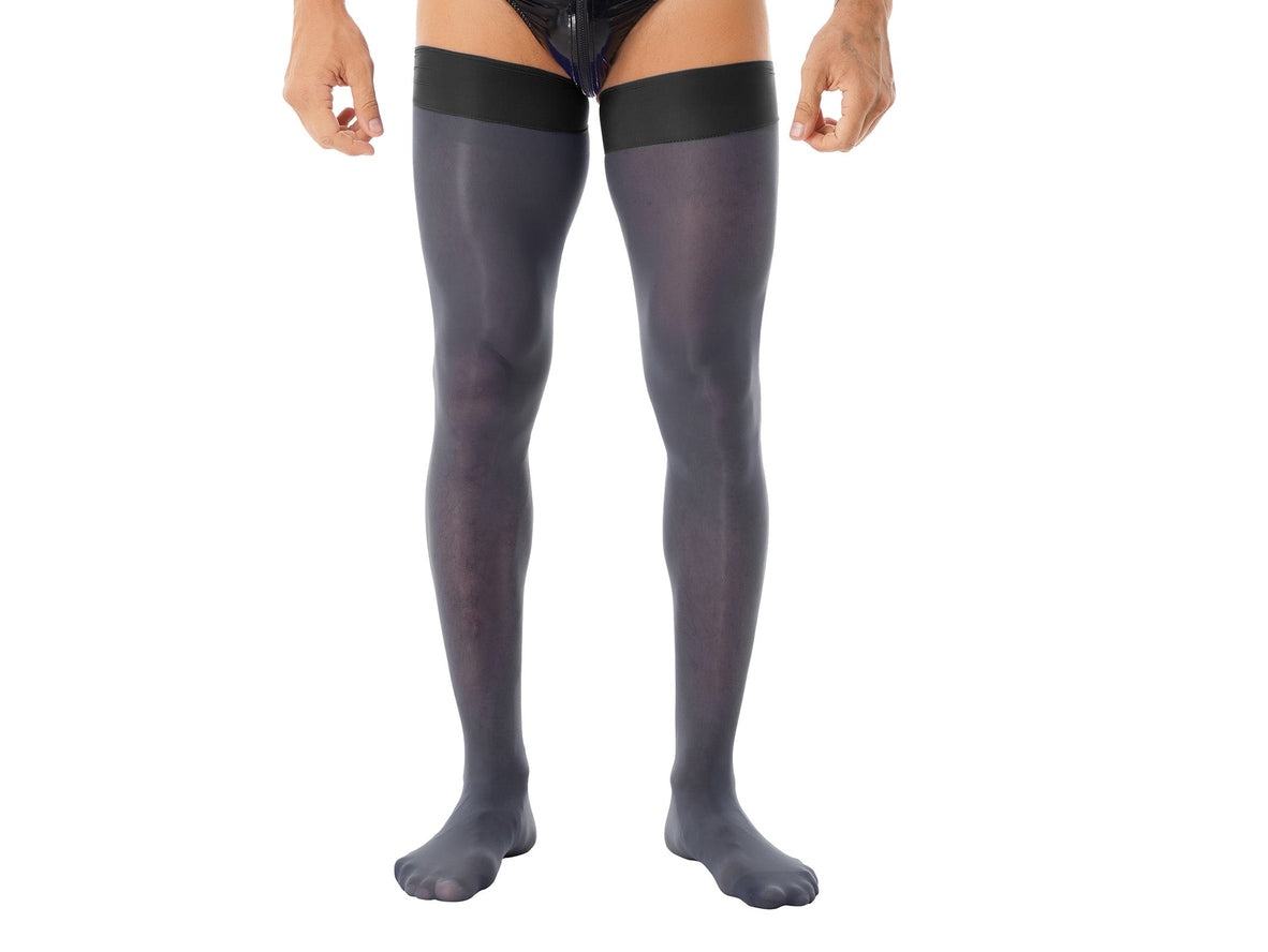 Gay Pantyhose | Glossy See-Through Stockings