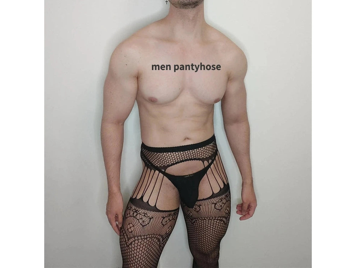 beat couples sex toy Candyman 99655 Garter Thongs Black – Steven Even main image 1