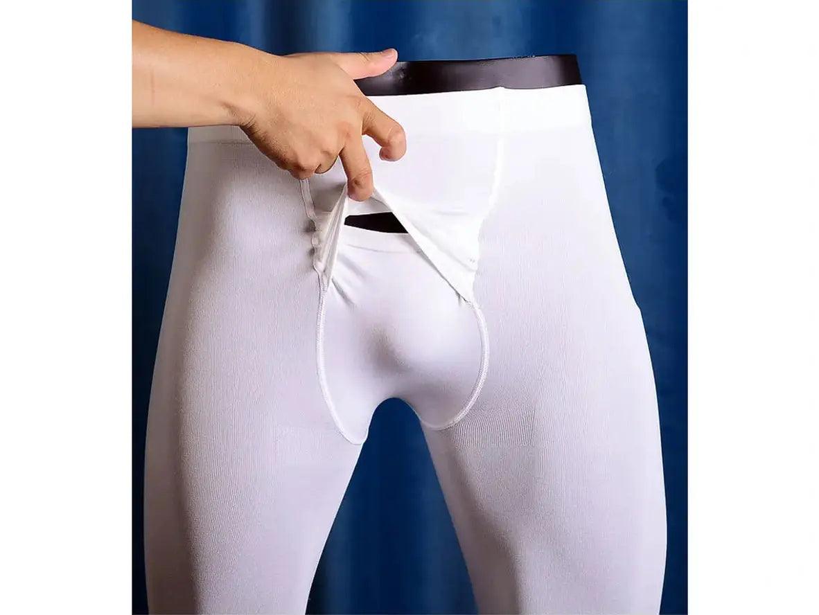 Gay Pantyhose | Open Pouch High Elastic Male Hosiery