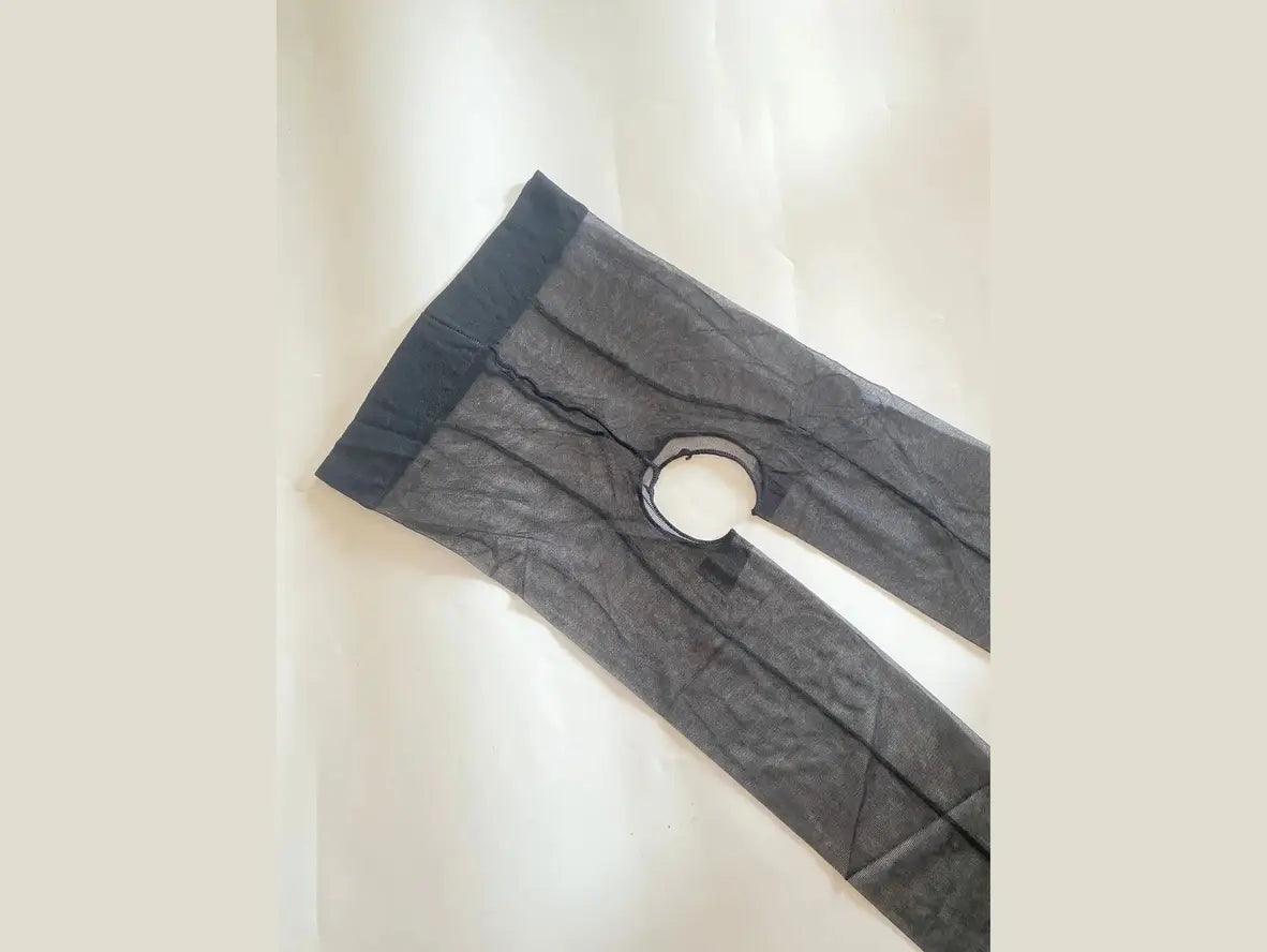 Gay Pantyhose | Slim Open Crotch Thin Stockings