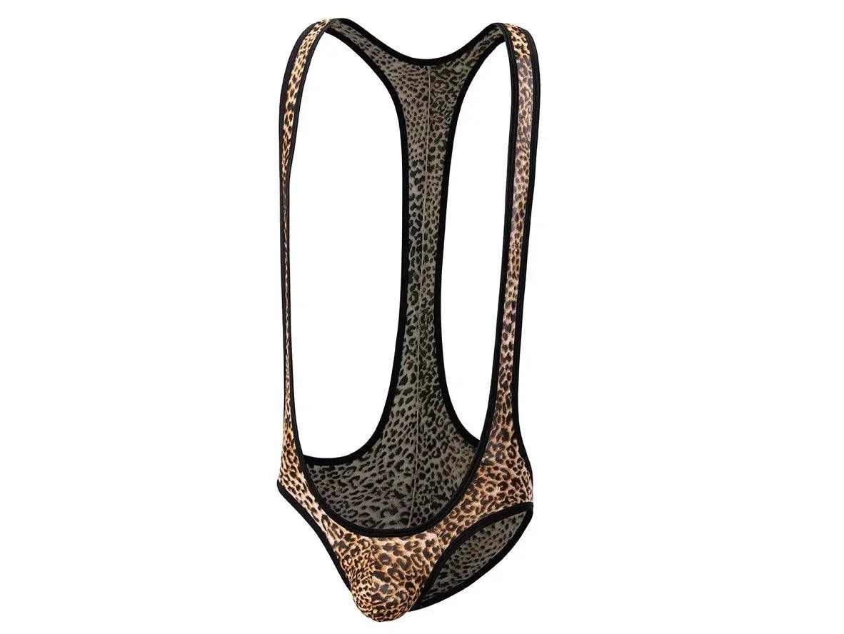 Gay Singlets | Leopard Print Leotard