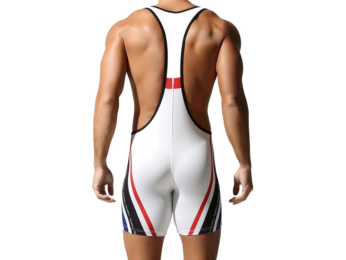 Gay Singlets | TAUWELL Vibrant Wrestling Bodysuit