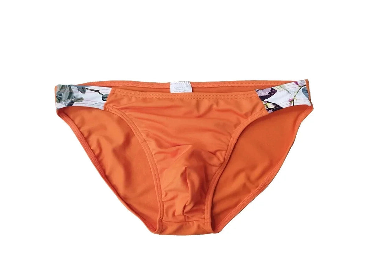 Gay Swim Bikinis | DESMIIT Color Block Pushup Pad Swim Bikinis
