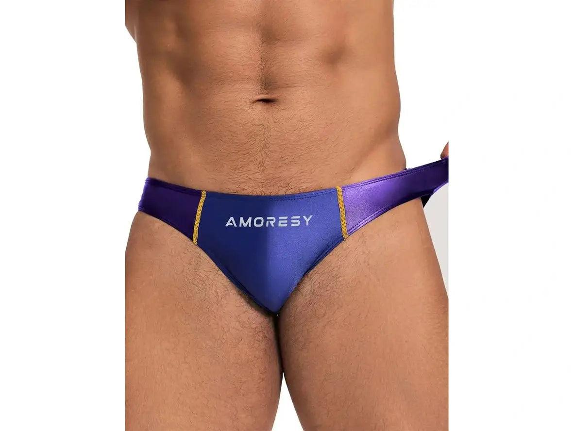 Gay Swim Briefs | AMORESY Low-Rise Swim Briefs