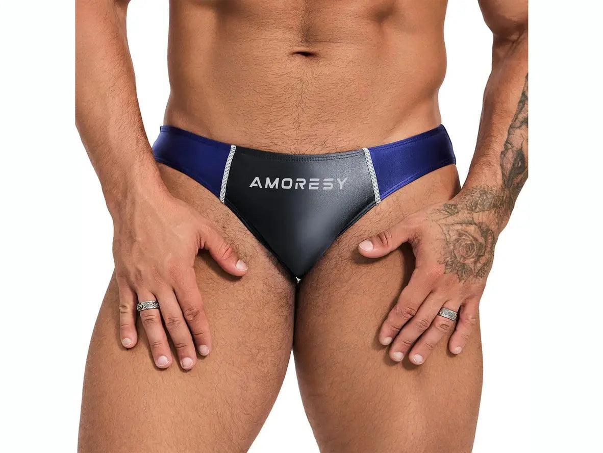 Gay Swim Briefs | AMORESY Low-Rise Swim Briefs