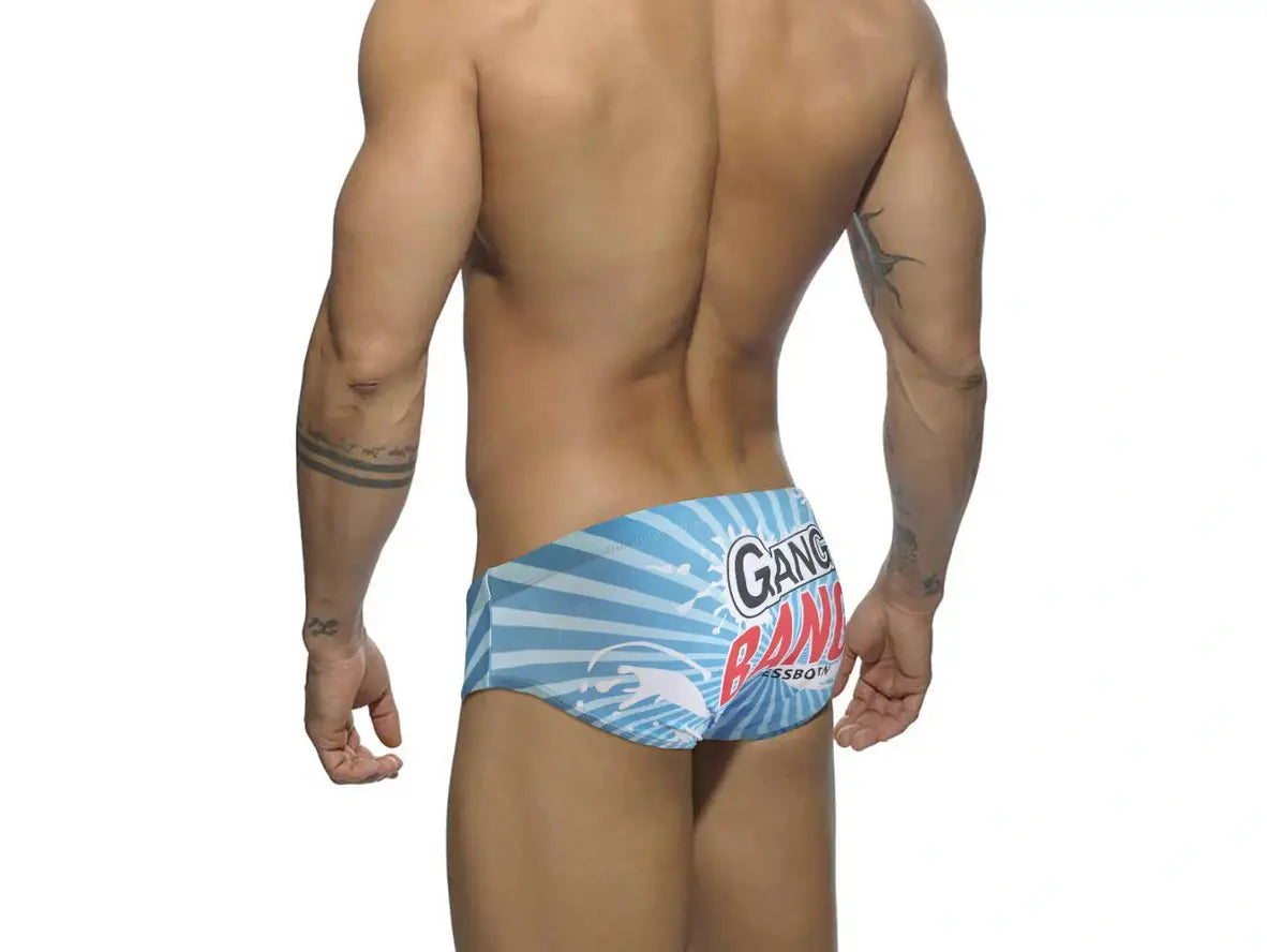 Gay Swim Briefs | Bottom Pushup Pad Swim Briefs