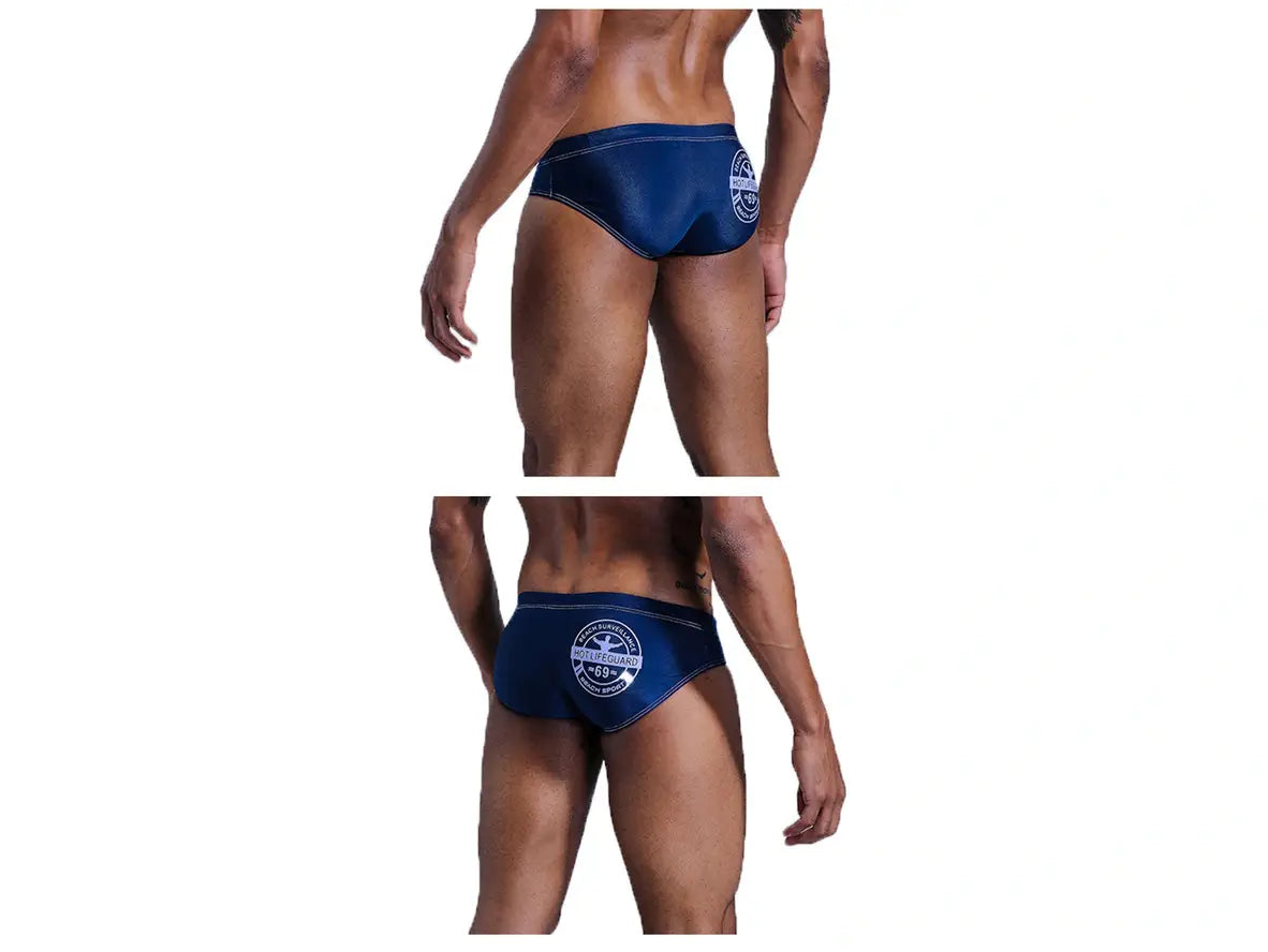 Gay Swim Briefs | CAVE HERO Lifeguard Pushup Pad Swim Briefs