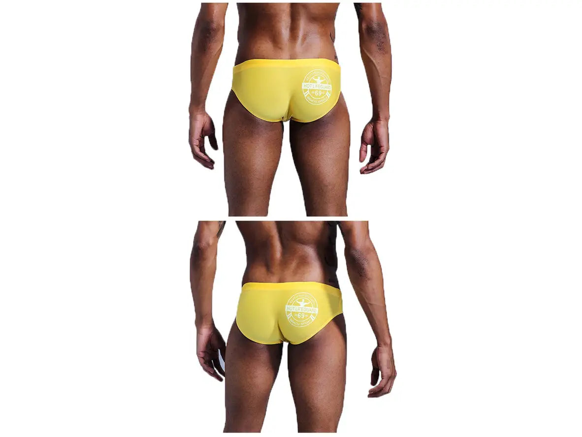 Gay Swim Briefs | CAVE HERO Lifeguard Pushup Pad Swim Briefs