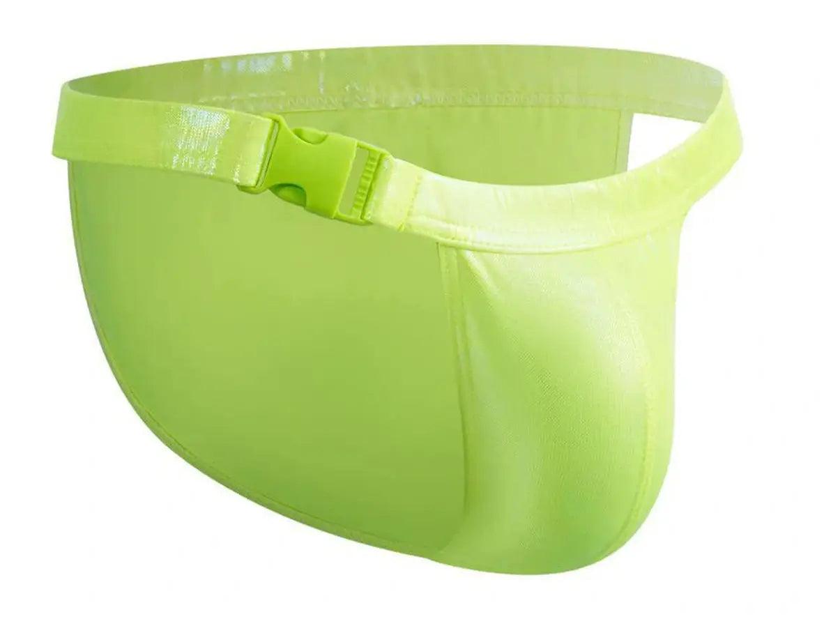 Gay Swim Briefs | CLEVER-MENMODE Metallic Laser Night Show Swim Briefs