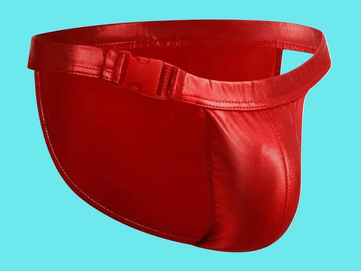 Gay Swim Briefs | CLEVER-MENMODE Metallic Laser Night Show Swim Briefs
