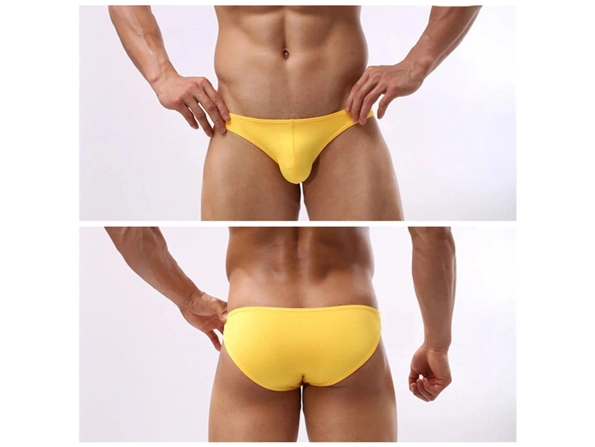 Gay Swim Briefs | CLEVER-MENMODE Pure Color Swim Briefs
