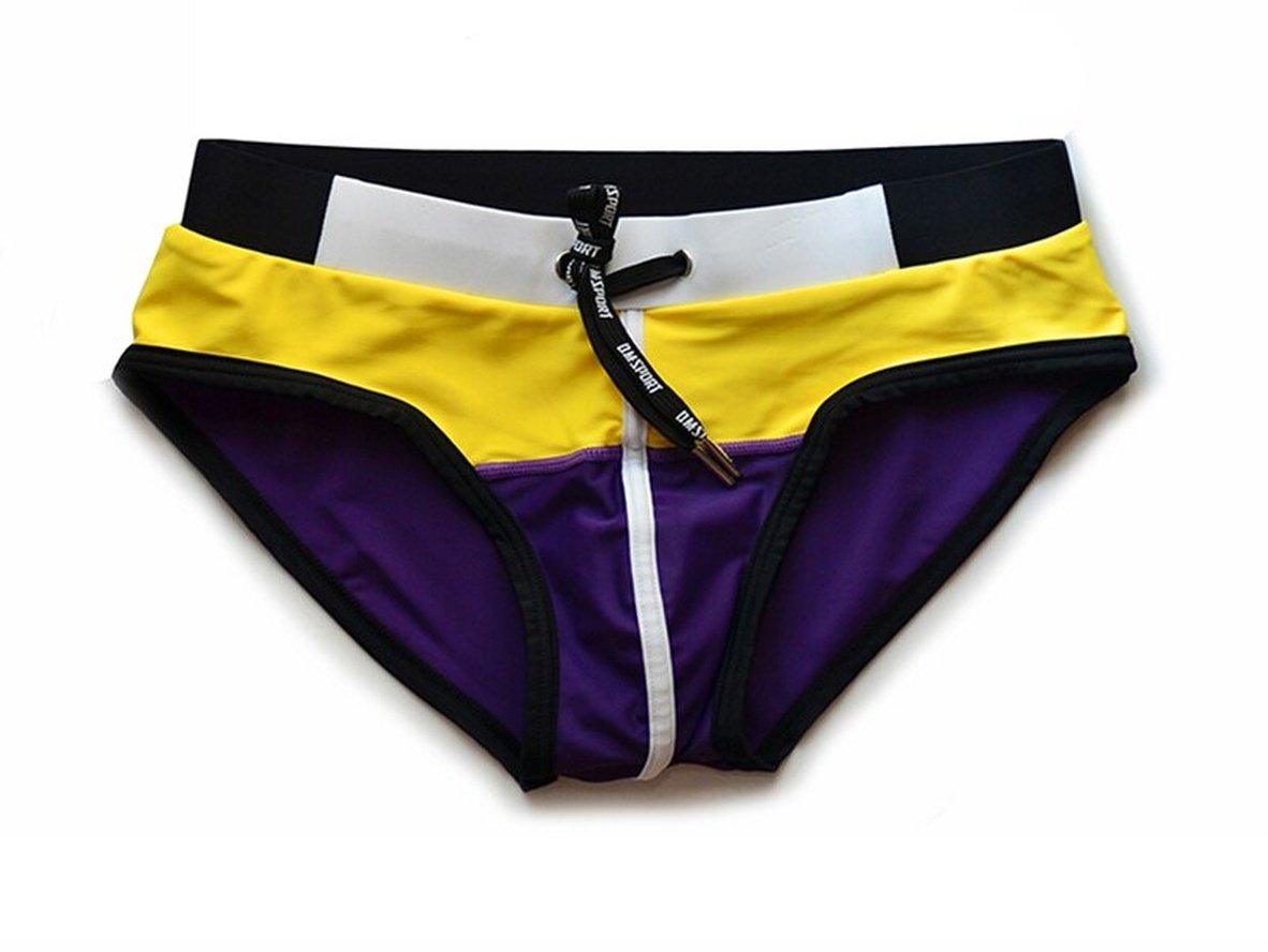 Gay Swim Briefs | D.M Colorful Swim Briefs
