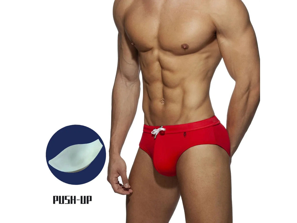 Gay Swim Briefs | Lifeguard Padded Push-Up Swim Briefs