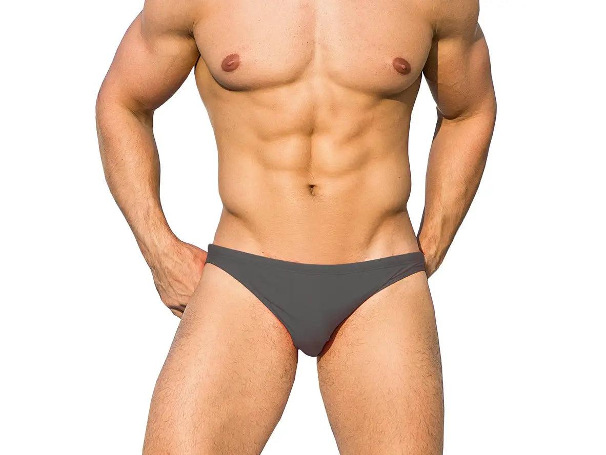 Gay Swim Briefs | Pure Color Low-Rise Swim Briefs