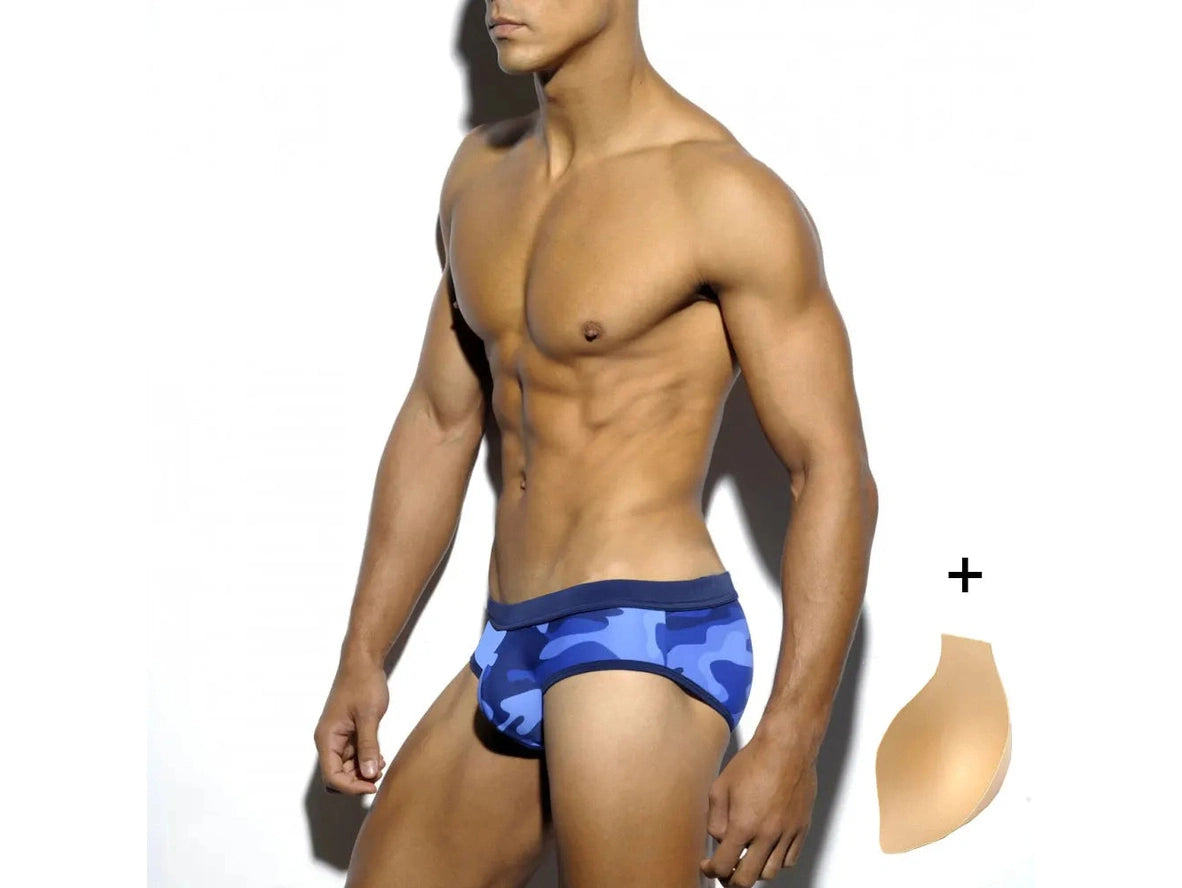 Gay Swim Briefs | UXH Camouflage Swim Briefs