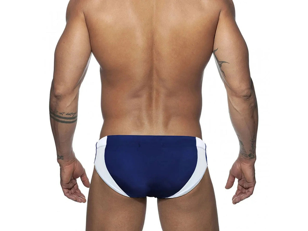Gay Swim Briefs | UXH Color Matching Sports Swim Briefs