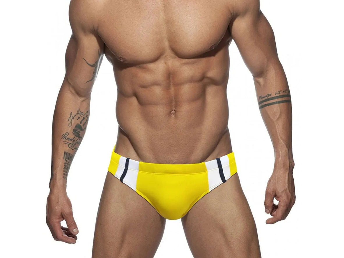 Gay Swim Briefs | UXH Color Matching Sports Swim Briefs