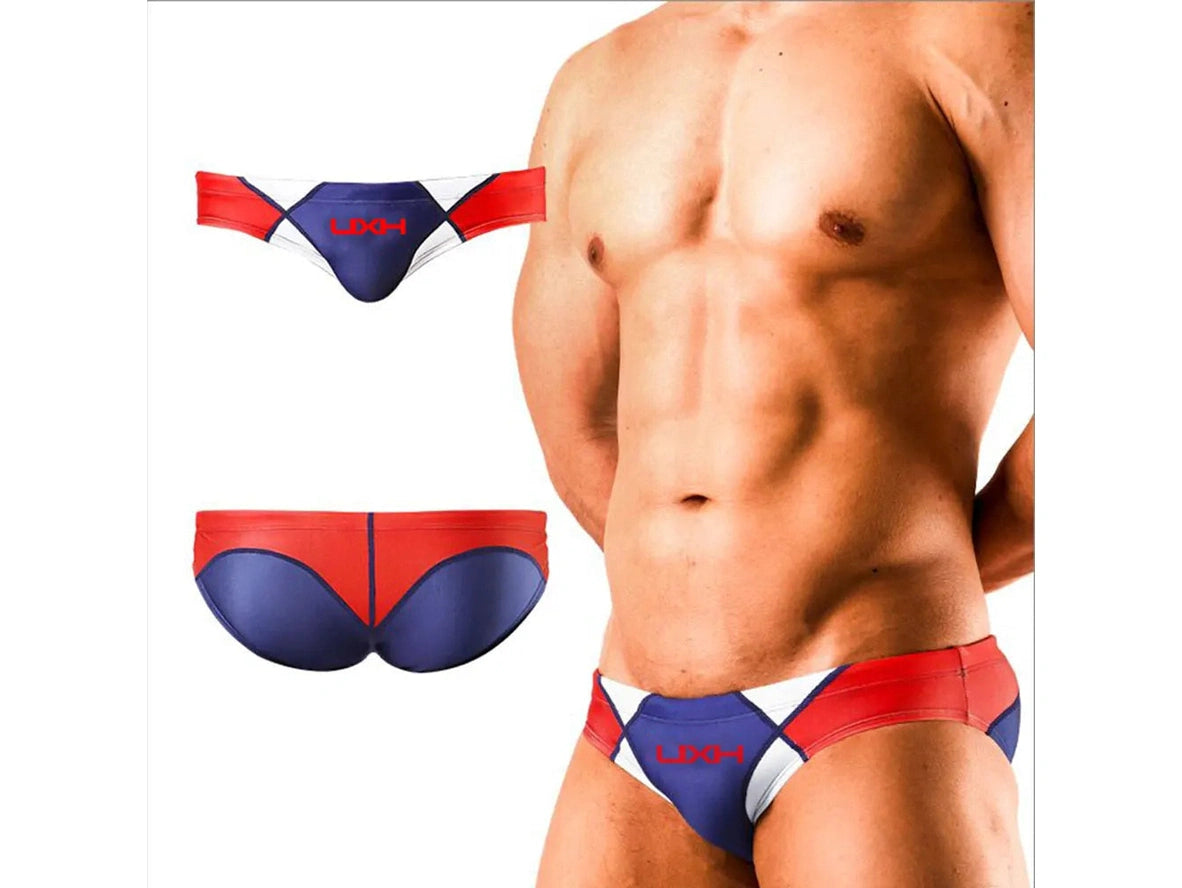 Gay Swim Briefs | UXH Enlarged Cup Padded Swim Briefs