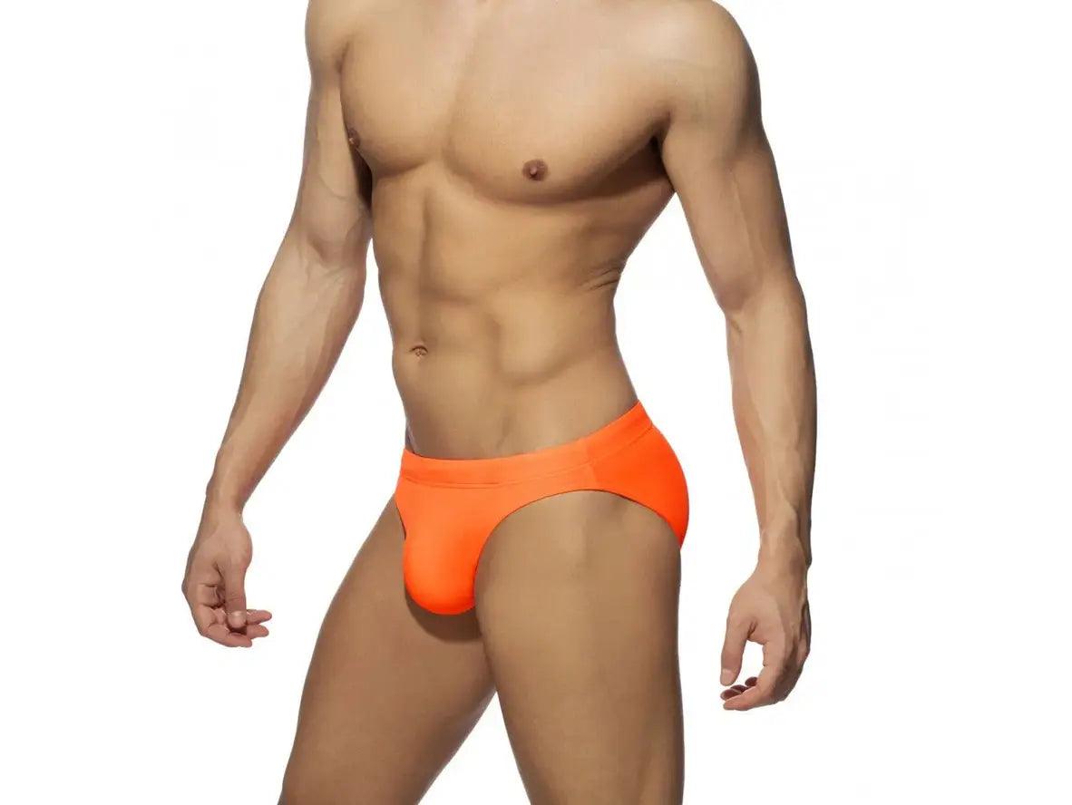 Gay Swim Briefs | UXH Pure Color Pushup Pad Swim Briefs