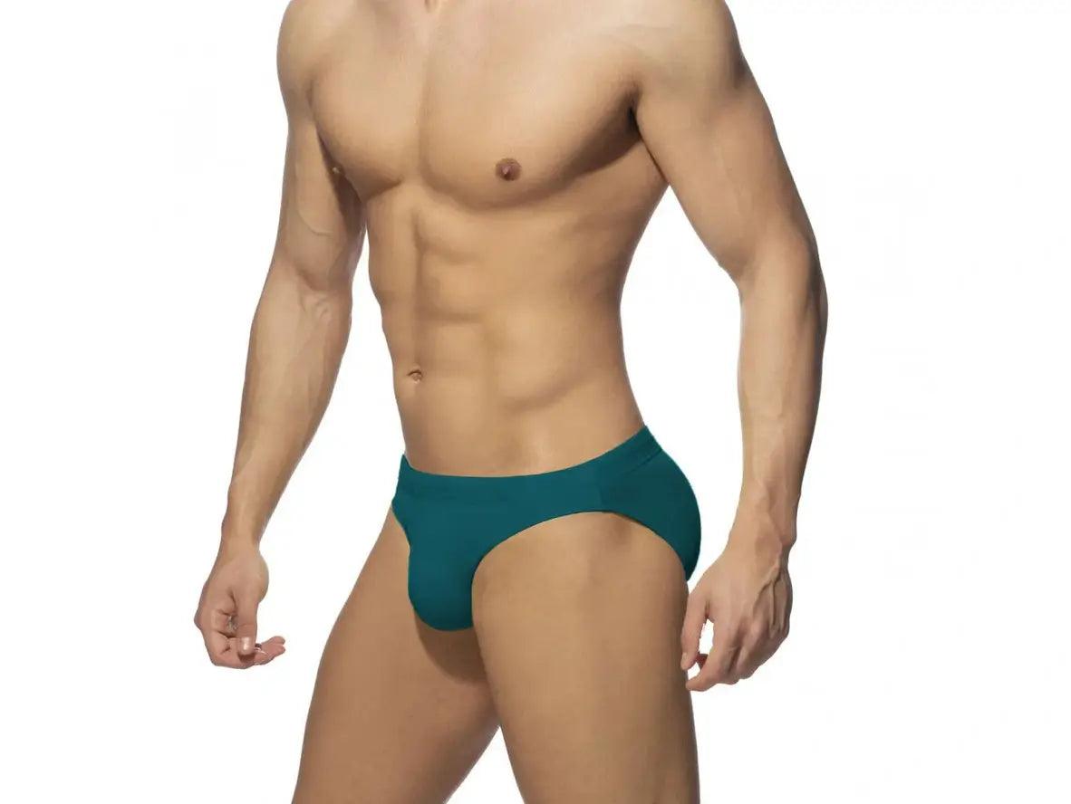 Gay Swim Briefs | UXH Pure Color Pushup Pad Swim Briefs