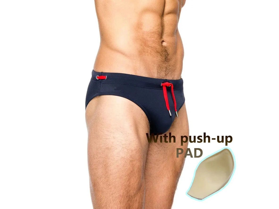 Gay Swim Briefs | UXH Pure Color Swim Briefs