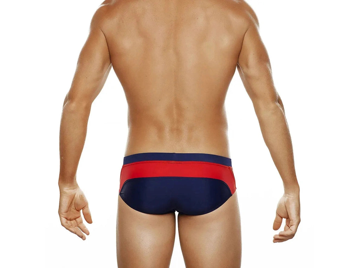Gay Swim Briefs | UXH Stripe Swim Briefs