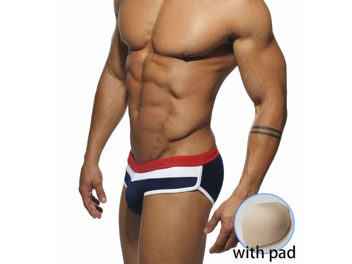 Gay Swim Briefs | UXH Summer Pushup Pad Swim Briefs