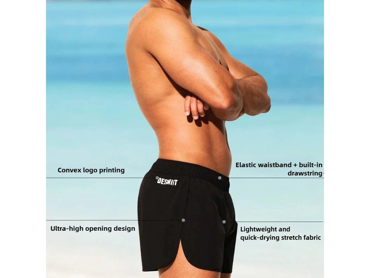 Gay Swim Shorts | DESMIIT High Split Swim Shorts
