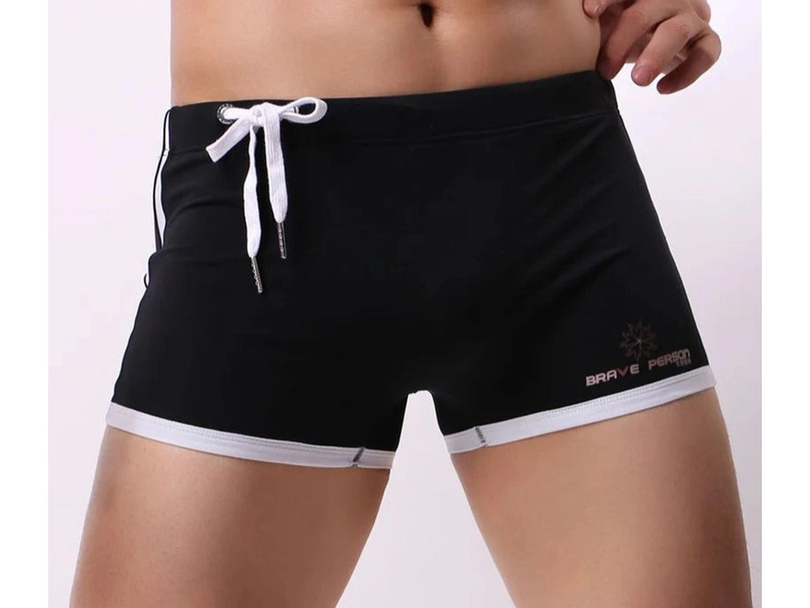Gay Swim Trunks | BRAVE PERSON Beach Swim Trunks