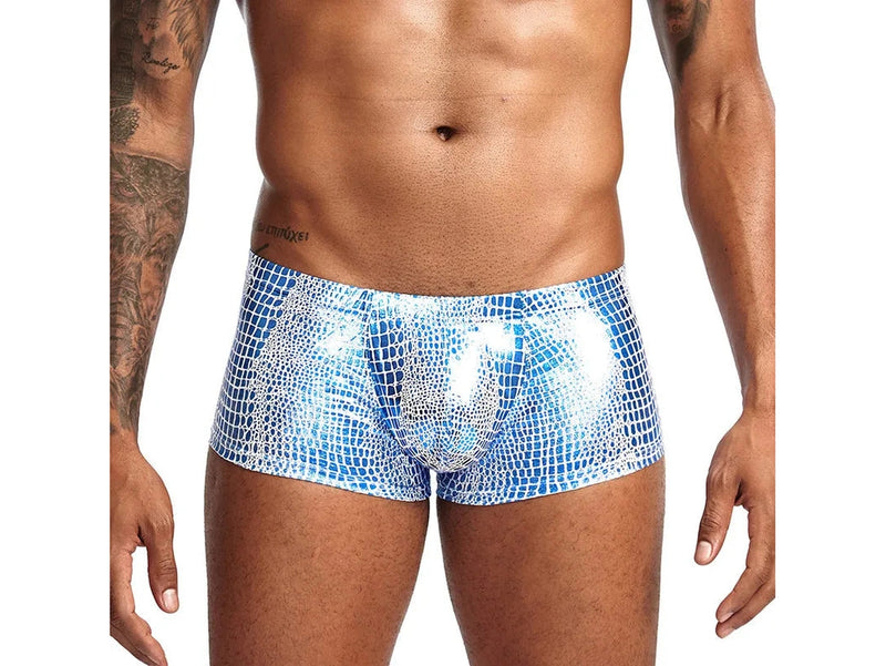 Gay Swim Trunks | Snakeskin Swim Trunks