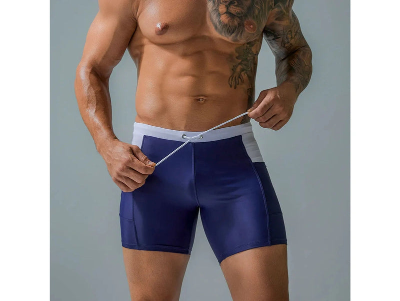 Gay Swim Trunks | Tight Stretchy Swim Trunks