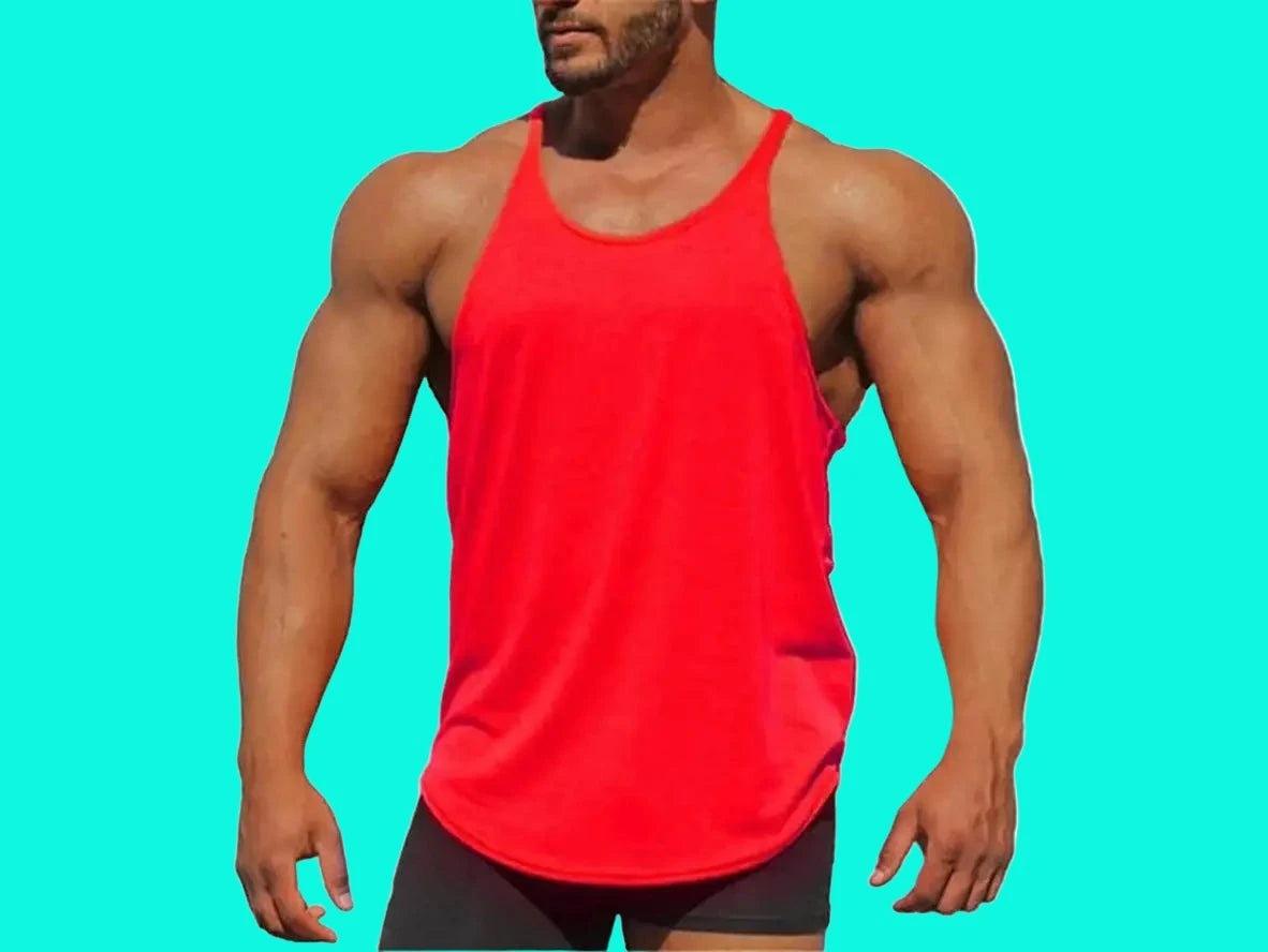 Gay Tank Tops | Gym Workout Solid Cotton Tank Tops