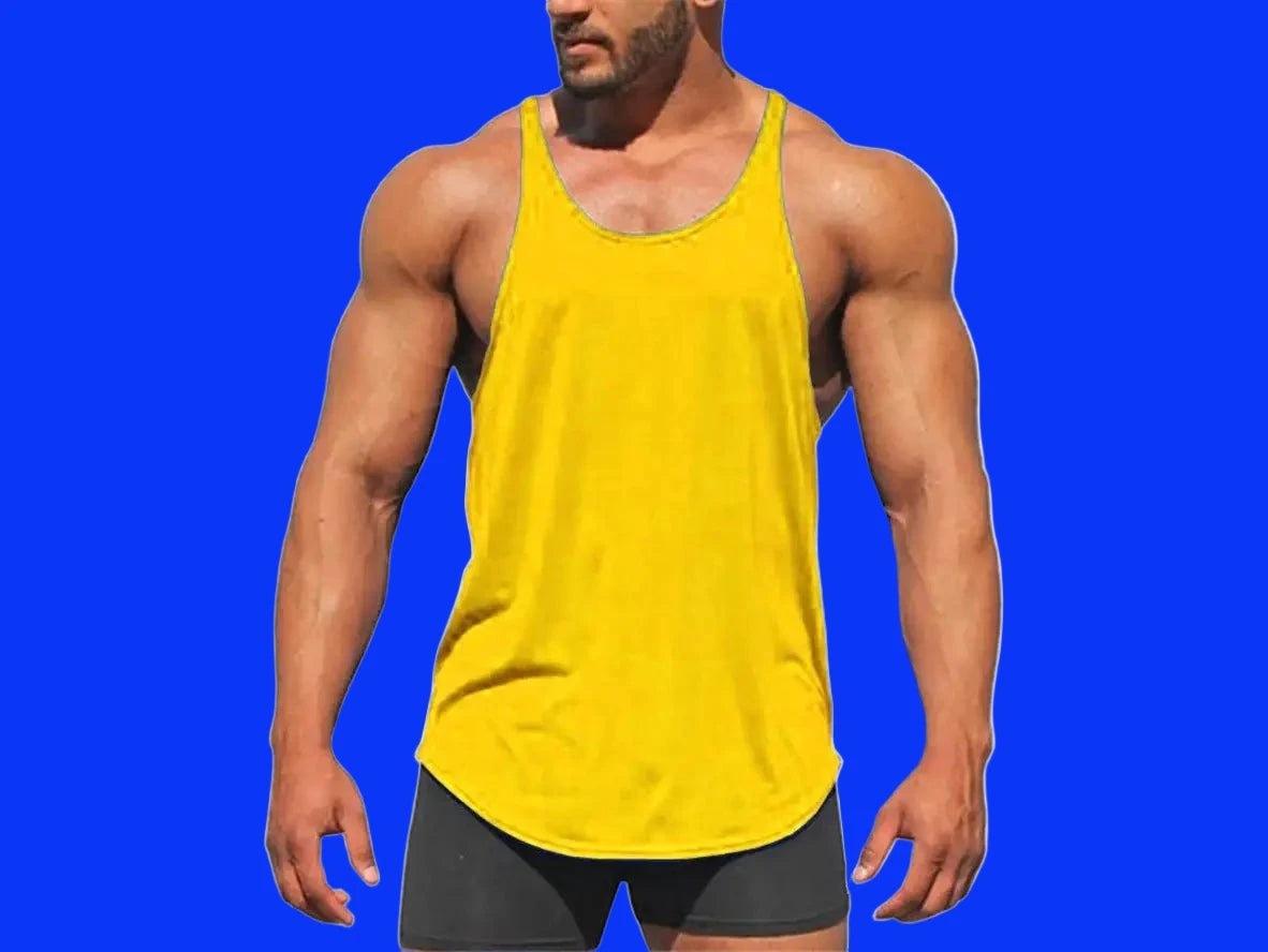 Gay Tank Tops | Gym Workout Solid Cotton Tank Tops