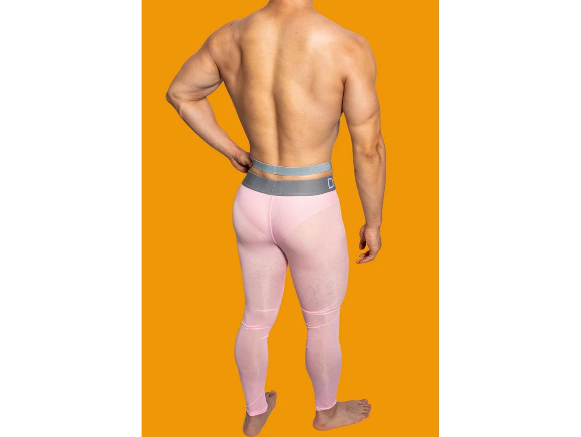 Gay Thermal Underwear | D.M Transparent Sexy Tight Long Johns