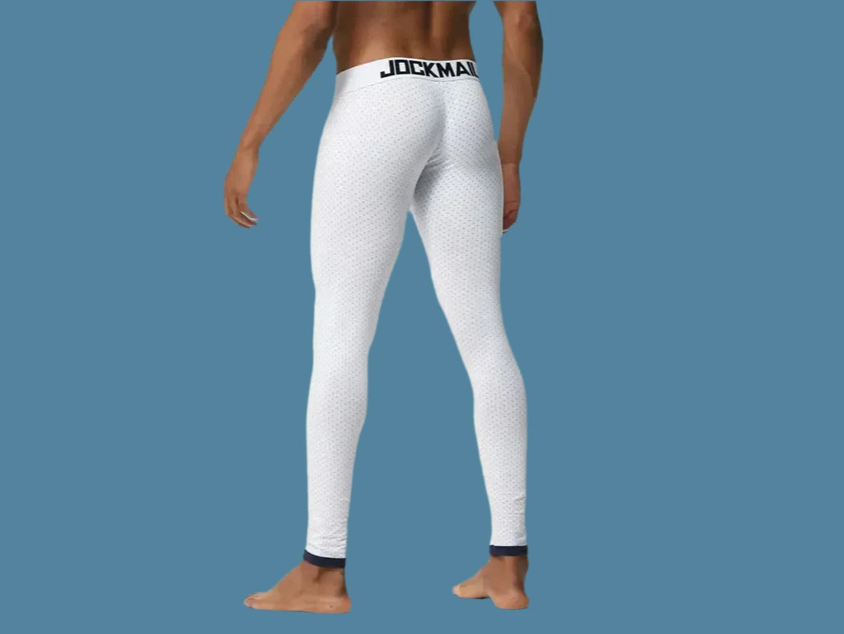Gay Thermal Underwear | JOCKMAIL White Solid Thermals